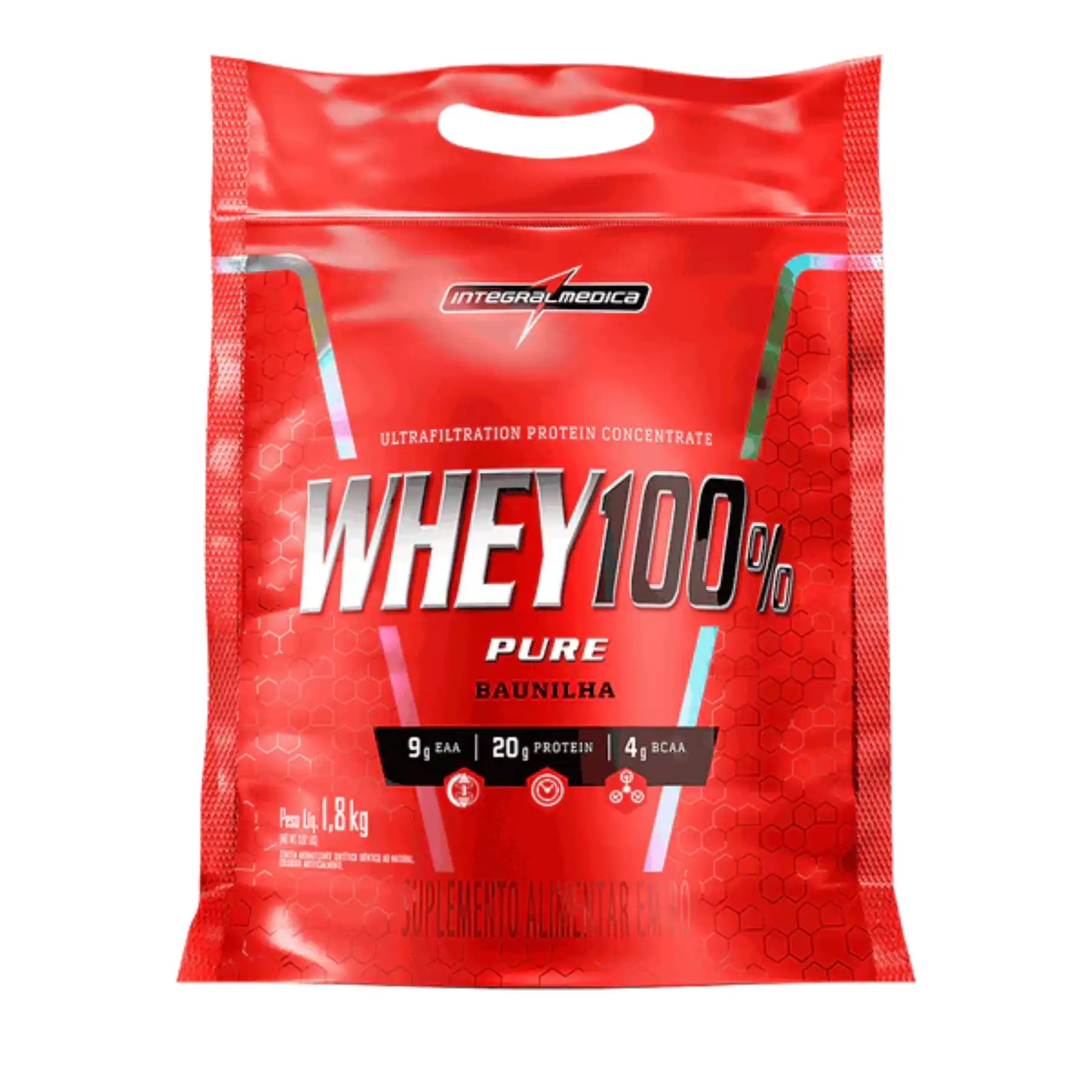 Proteína Whey 100% Pure IntegralMédica 900g