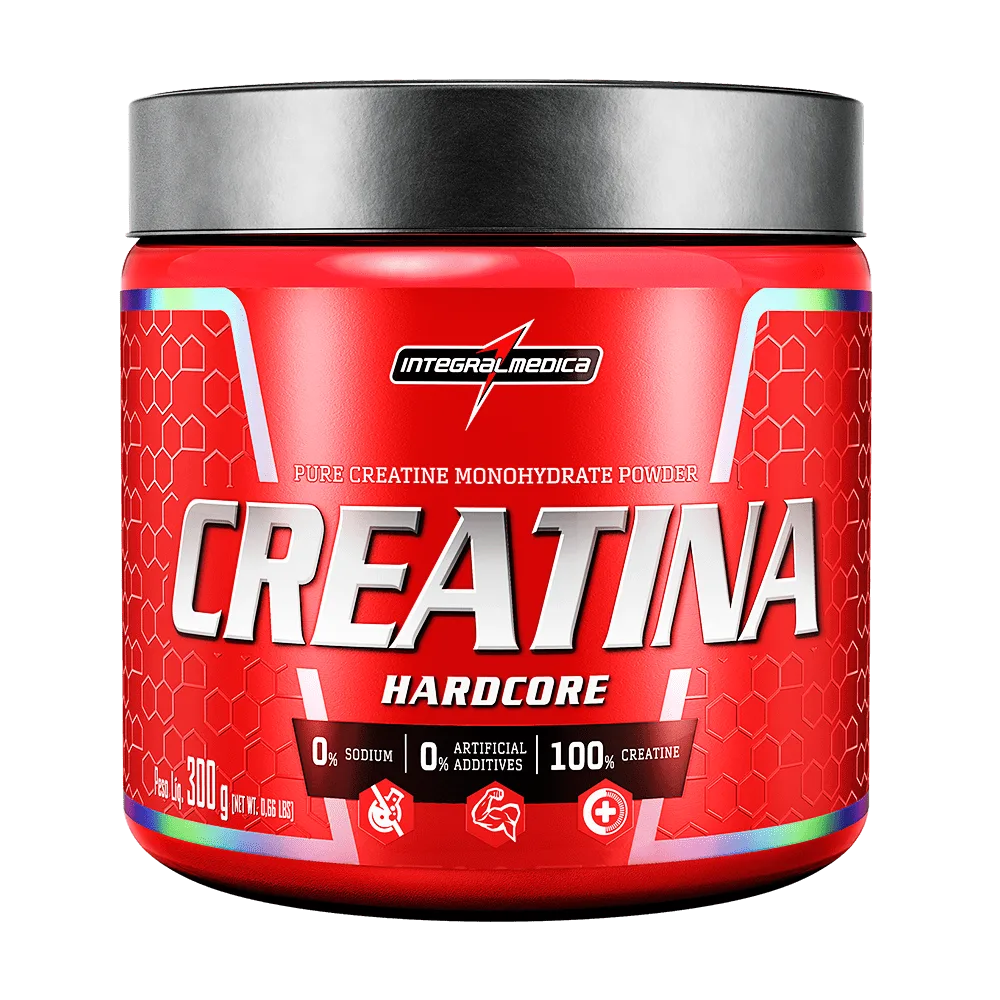Creatina Monohidratada Integral Médica Hardcore 300gr
