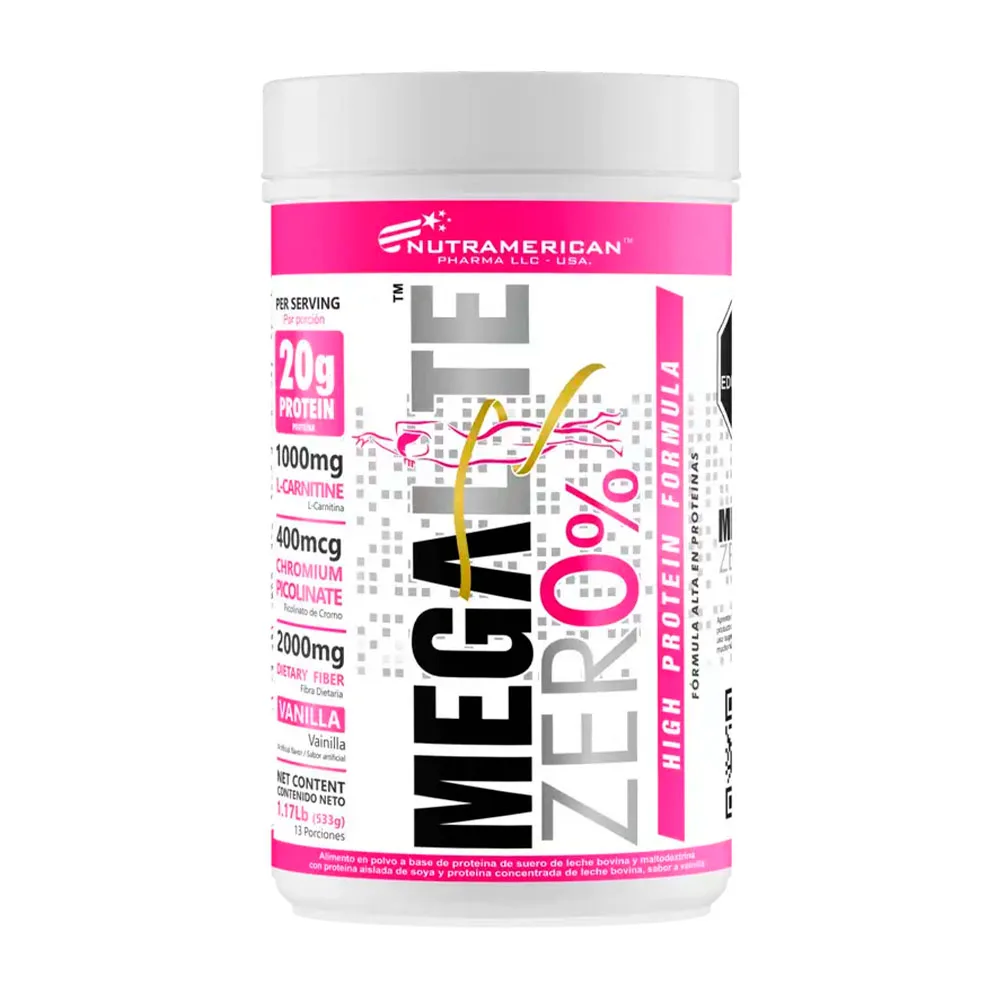 Proteína Mega Lite Zero 1lb – Nutramerican Pharma
