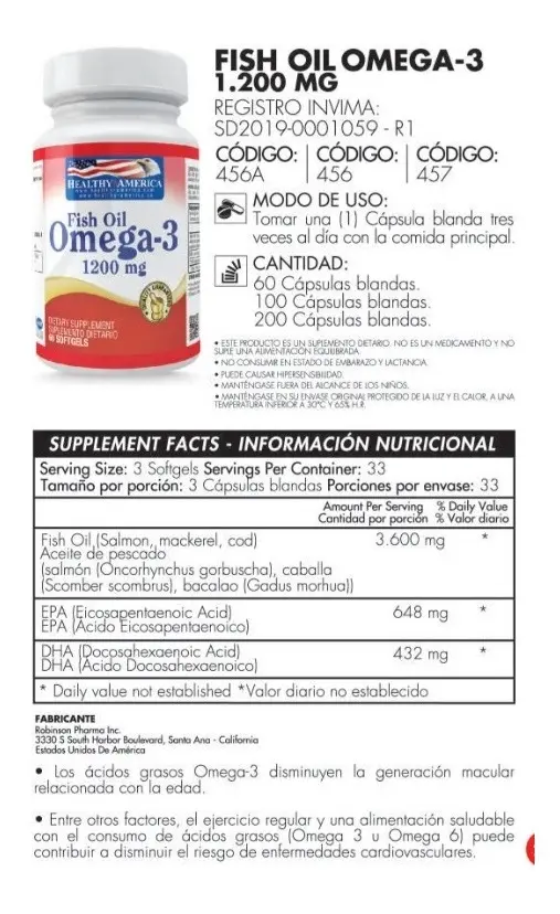 FISH OIL OMEGA 3 imagen 2