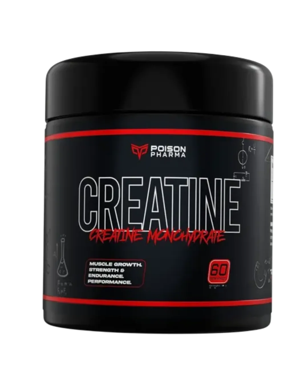 CREATINA POISON 60 serv | Monohidratada